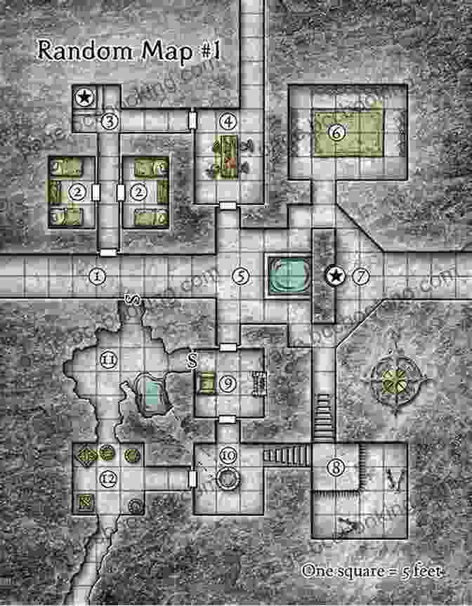 A Collection Of Diverse Dungeon Maps For RPG Adventures It Lurks Under The Farm: Dungeon Maps Described 6 (RPG Maps And Gamemaster Dungeon Adventure Ideas)