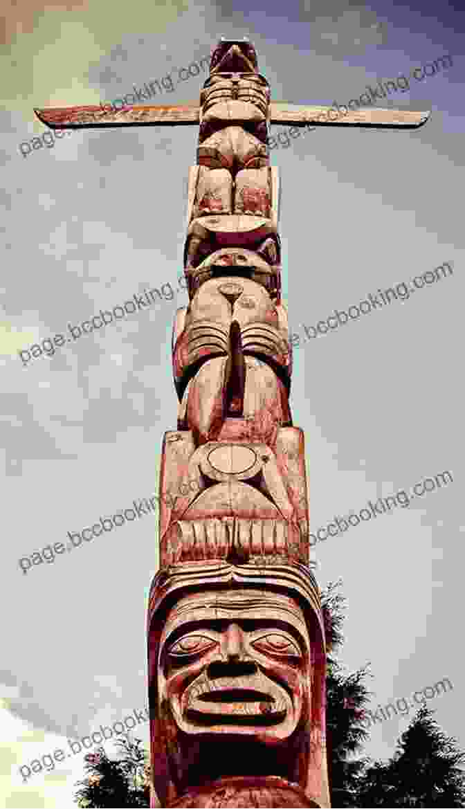 A Majestic Totem Pole Stands Tall Against A Backdrop Of Towering Trees, Its Intricate Carvings Reaching Towards The Sky. Alaska S Totem Poles Pat Kramer