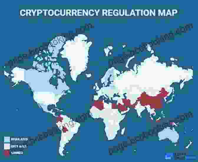 A Map Of The Globe With Different Regulations On Cryptocurrencies Highlighted Learn Blockchain By Building One: A Concise Path To Understanding Cryptocurrencies