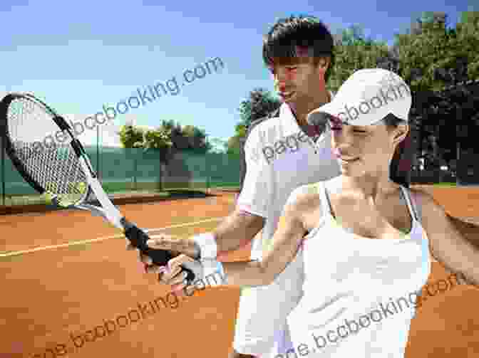 A Tennis Player Receiving Coaching On Court For The Love Of Tennis: How To Dramatically Improve Your Game In Just Three Months