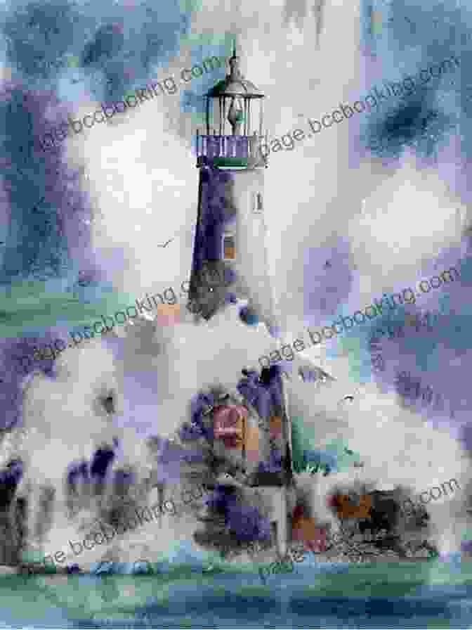 A Watercolor Painting Of A Lighthouse With Intricate Details And Finishing Touches How To Paint A Lighthouse In Watercolor: Step By Step Painting Explanations With Loads Of Illustrations