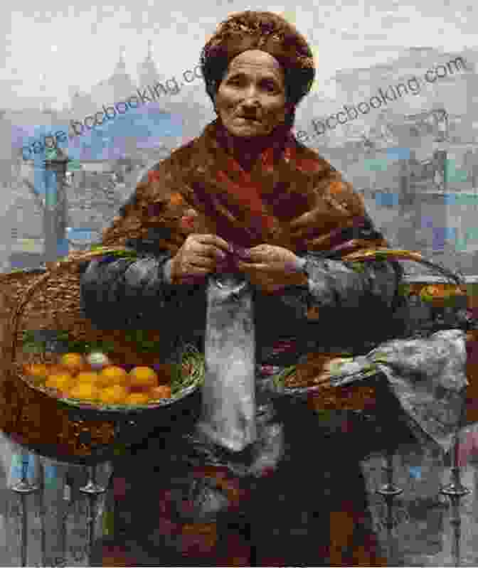 Aleksander Gierymski, 'Jewish Woman With Oranges' 57 Color Paintings Of Aleksander Gierymski