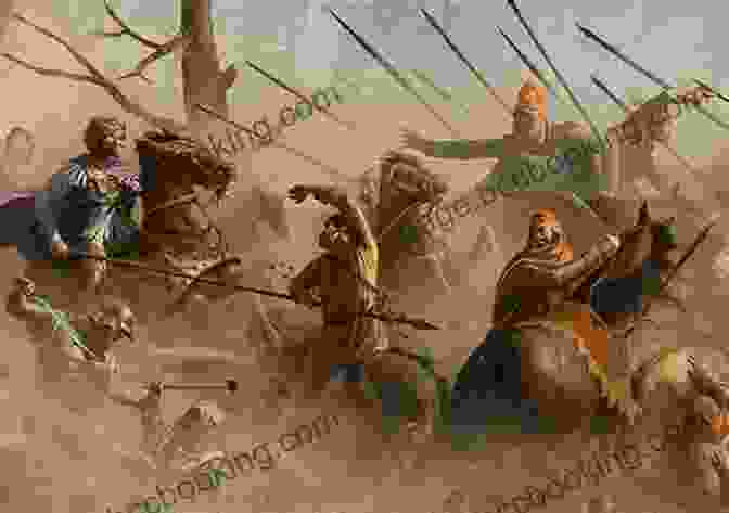 Alexander's Army Battling The Persians At Gaugamela Alexander The Great Philip Freeman