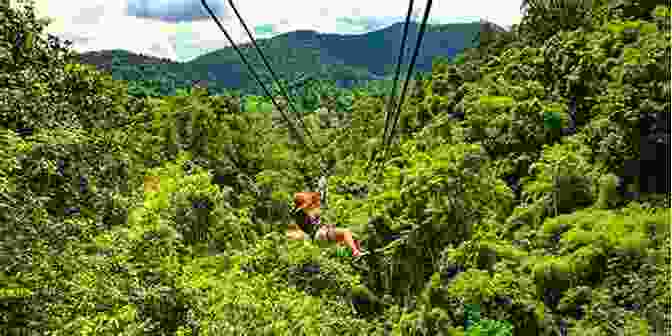 An Adventurous Traveler Zip Lining Through The Rainforest, Capturing The Thrill And Excitement Of Costa Rica's Outdoor Activities. Frommer S Costa Rica 2024 (Complete Guide)