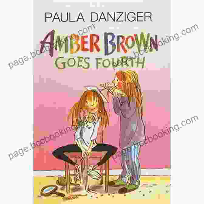 Book Cover Of 'Amber Brown Is For Amber' Featuring Amber Brown, A Young Girl With Brown Hair And A Mischievous Expression. It S Justin Time Amber Brown (A Is For Amber 2)