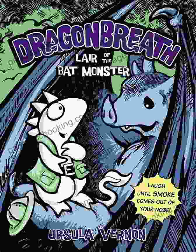 Dragonbreath Lair Of The Bat Monster Book Cover Featuring A Dragon And Bats Dragonbreath #4: Lair Of The Bat Monster