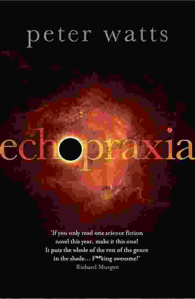 Echopraxia Firefall Book Cover Featuring A Glowing Jellyfish Like Creature In Deep Space Echopraxia (Firefall 2) Peter Watts