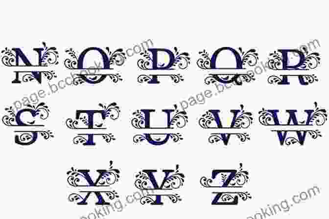 Elegant Monograms Designed With Intricate Flourishes And Letter Combinations Art Alphabets Monograms And Lettering (Dover Art Instruction)
