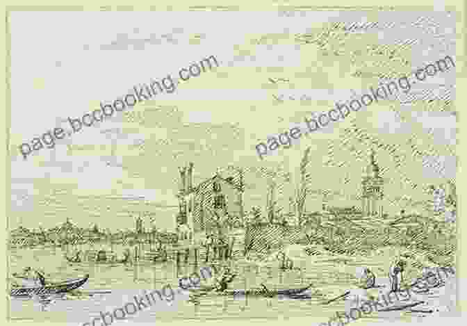 Engraving Of The Venetian Lagoon At Sunset By Canaletto Canaletto (Temporis Collection) Octave Uzanne