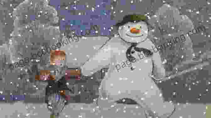 Illustration Of Willow And Oliver Building A Snowman Seasons Of Love: A Childrens Story