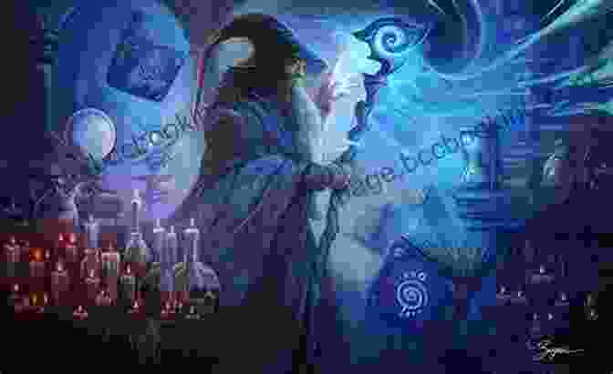 Merlin The Wizard Standing In A Forest, Surrounded By Magical Creatures Demon Forged (The Camelot Archive 3)