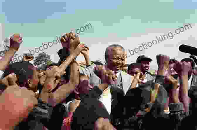 Nelson Mandela Speaking At A Rally, Surrounded By Supporters Nelson Mandela: A Biography (Greenwood Biographies)