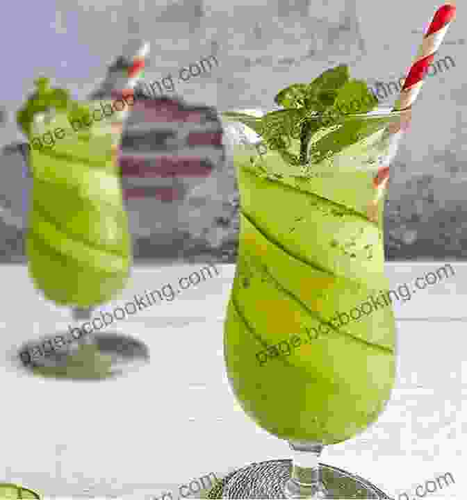Refreshing Cucumber Mint Cooler With Lime Garnish Lush Life: Food Drinks From The Garden