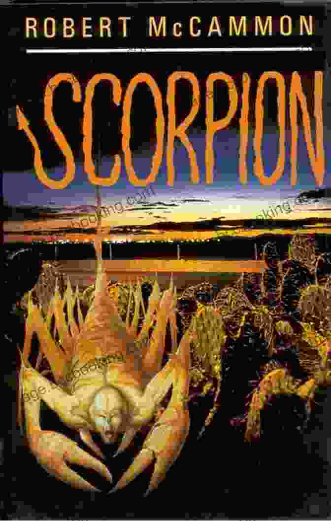 Stinger Book Cover By Robert McCammon, Featuring A Menacing Scorpion On A Dark Background Stinger Robert McCammon