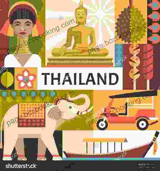 Thai Language Phrasebook Cover: A Colorful And Engaging Cover Featuring A Variety Of Thai Cultural Elements, Including Traditional Clothing, Architecture, And Cuisine. Survival Thai: How To Communicate Without Fuss Or Fear INSTANTLY (A Thai Language Phrasebook) (Survival Series)