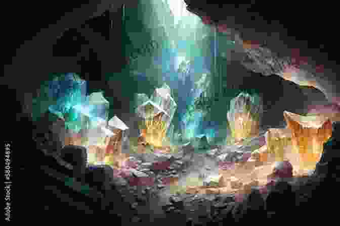 The Crystal Cave, An Awe Inspiring Cavern Adorned With Glittering Crystals That Illuminate The Path. Dave The Unicorn: Dance Party