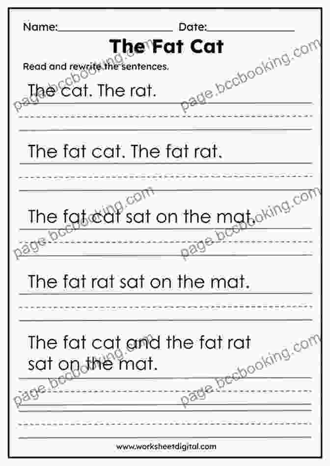 The Fat Cat Sitting At A Desk, Writing A Sentence On A Piece Of Paper The Fat Cat Sat On The Mat (I Can Read Level 1)