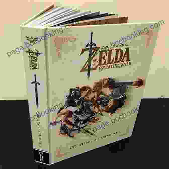 The Legend Of Zelda: Breath Of The Wild Creating Champion Hardcover Book The Legend Of Zelda: Breath Of The Wild Creating A Champion