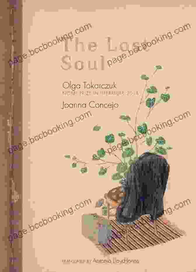 The Lost Soul By Olga Tokarczuk, A Book With A Colorful Cover Featuring A Figure Walking Through A Forest The Lost Soul Olga Tokarczuk