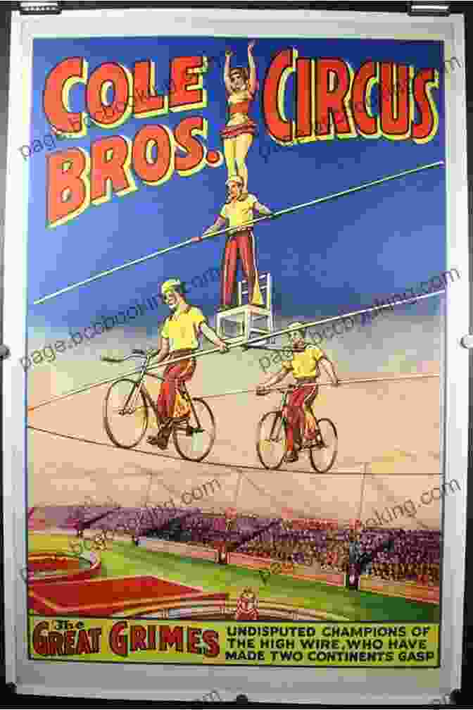 Vibrant American Circus Poster Showcasing A Daring High Wire Act American Circus Posters (Dover Fine Art History Of Art)