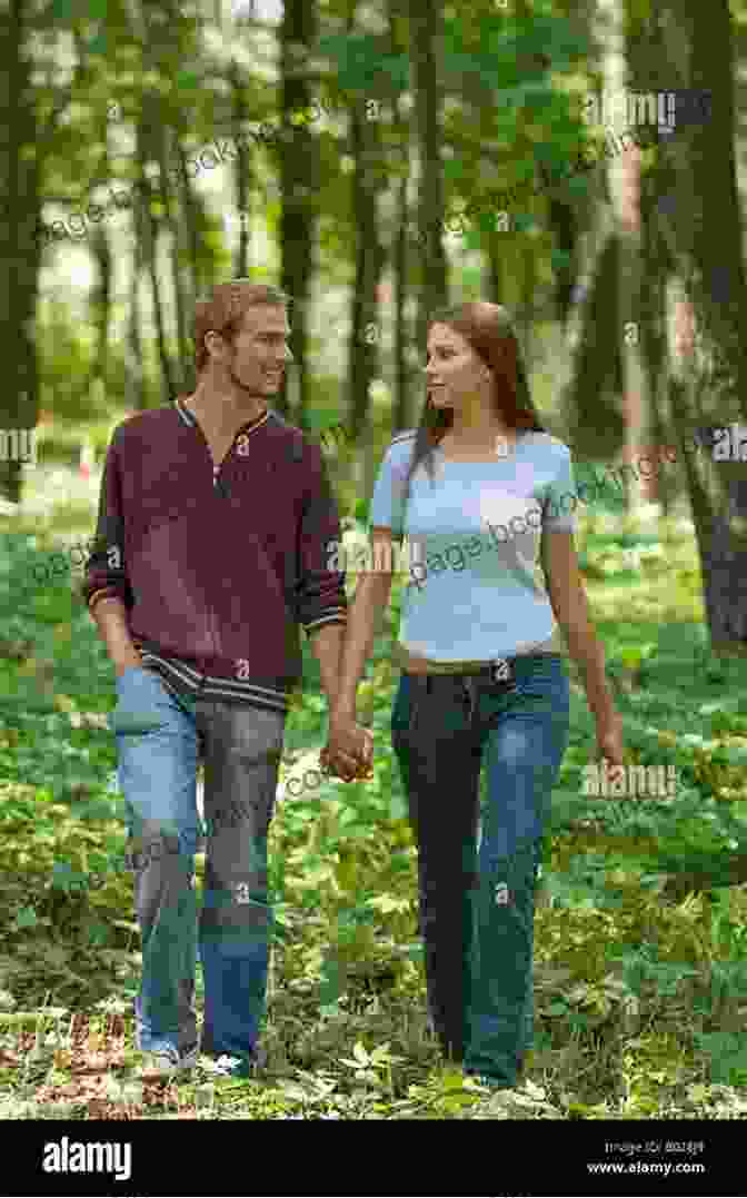 Young Couple Walking Hand In Hand Through A Lush Green Forest, Representing The Young Love Aspect Of The Memoir In Search Of The Blue Duck: A Novelistic Memoir Of Rough Travel And Young Love In Australasia And Indonesia 1985 6